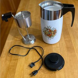 Corning Ware Spice of Life 10 cup Electric Percolator